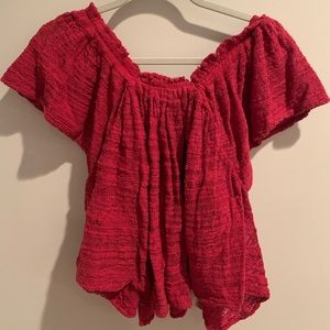 Free people off the shoulder sweater top